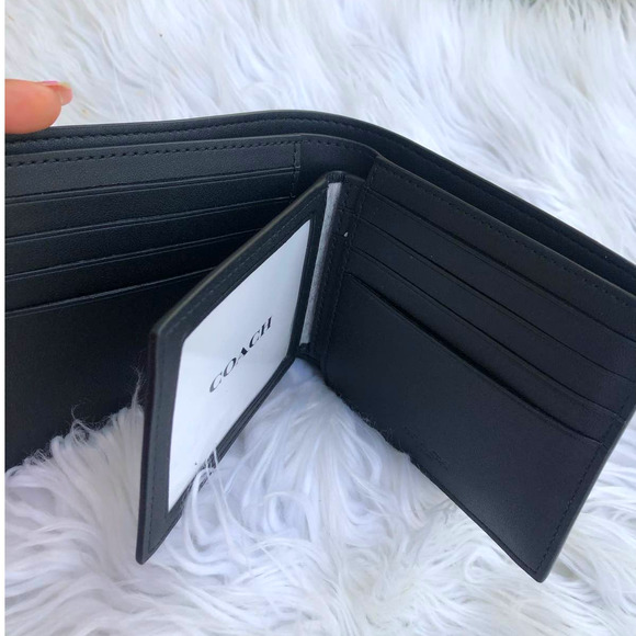 New 🎀 Coach 3 In 1 Wallet In Signature Canvas With Ski Patches - Picture 6 of 10